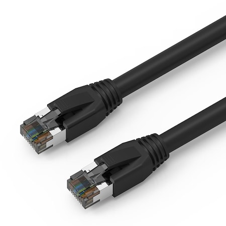 Axiom Axiom 2Ft Cat8 Shielded Cable (Black) C8SBSFTP-K2-AX
